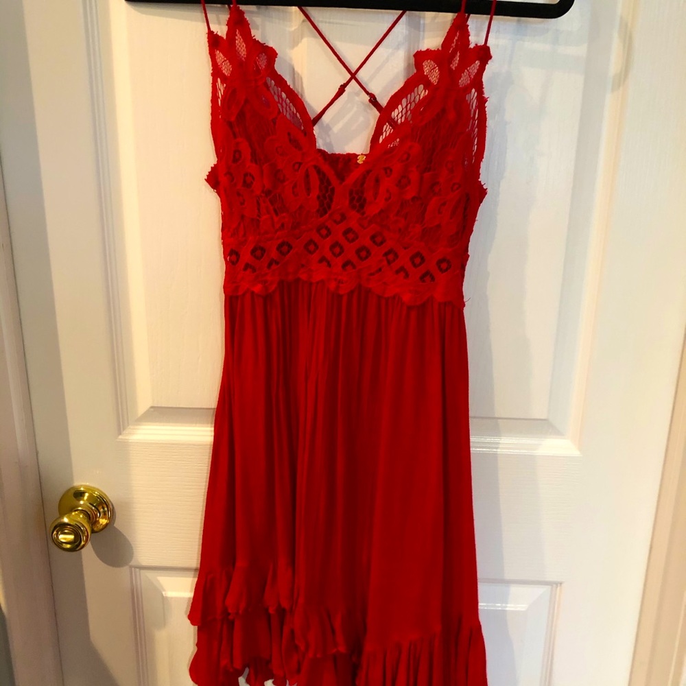 Red Slip Dress